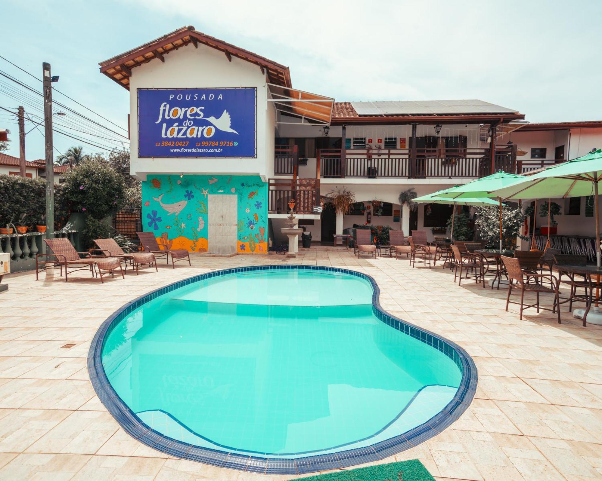 Pousada Flores Do Lazaro Hotel Ubatuba Exterior photo